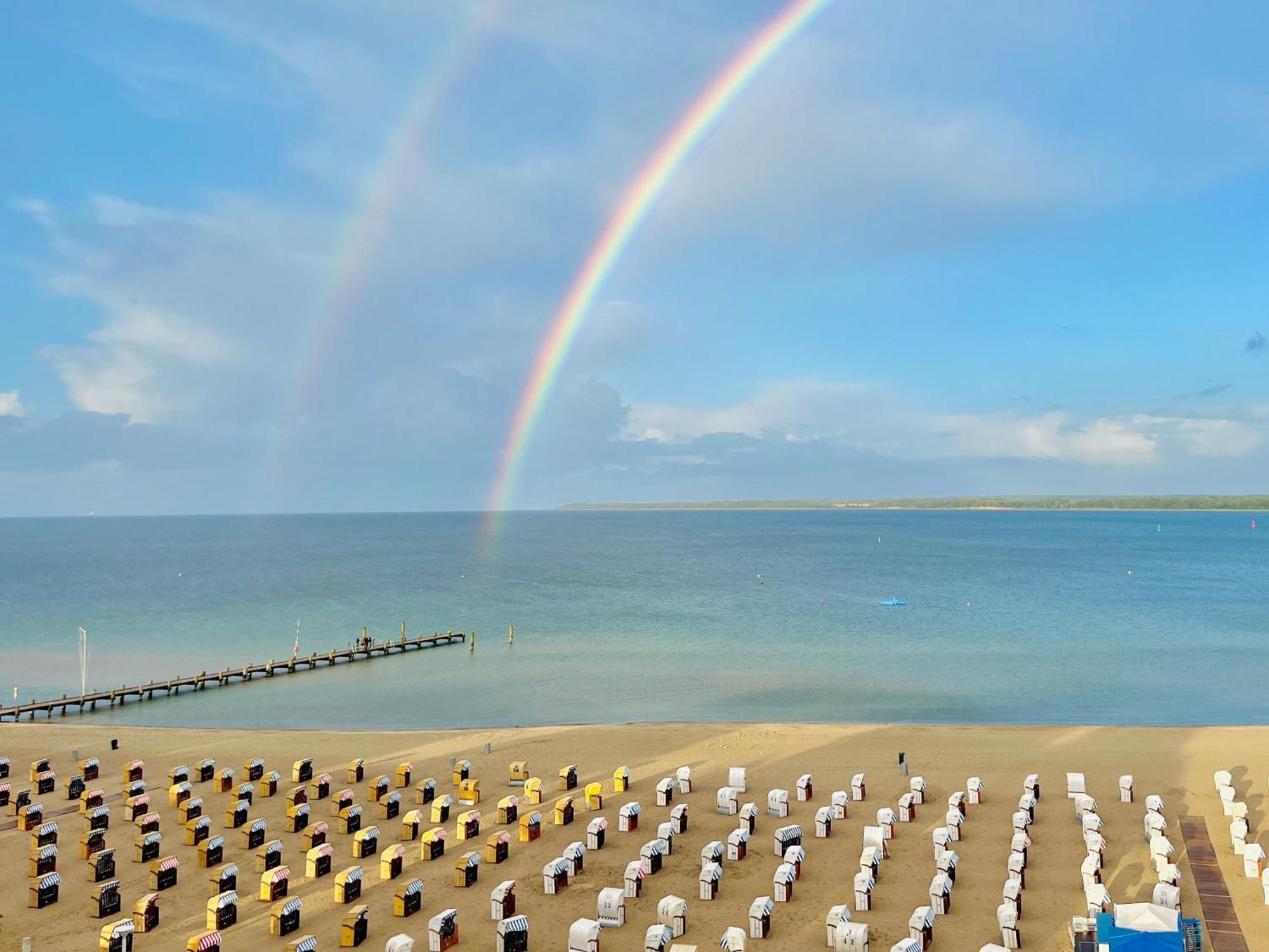 3Sz Penthaus Luna Am Sandstrand Mit Meerblick & Balkon Lubecca Esterno foto
